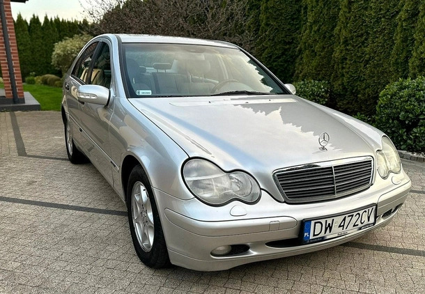 Mercedes-Benz Klasa C cena 13900 przebieg: 159000, rok produkcji 2001 z Wrocław małe 277